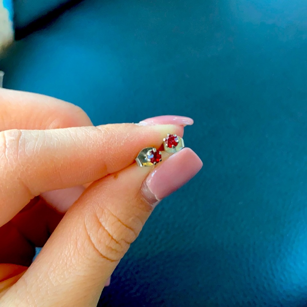 Ruby Earrings - image 2